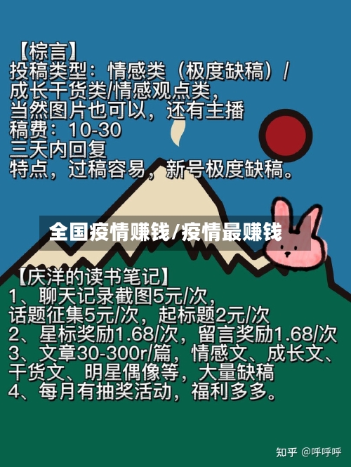 全国疫情赚钱/疫情最赚钱-第3张图片