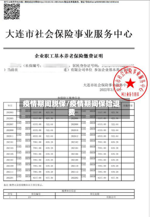 疫情期间脱保/疫情期间保险退费-第2张图片