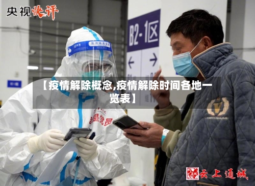 【疫情解除概念,疫情解除时间各地一览表】-第3张图片