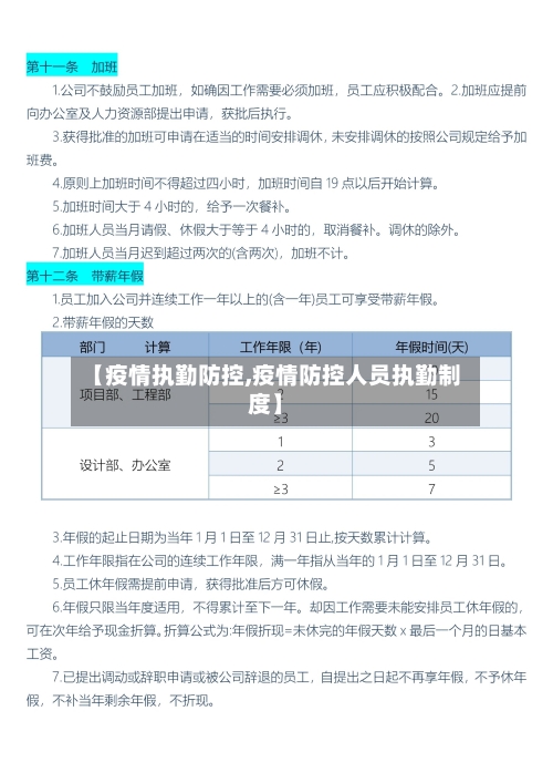 【疫情执勤防控,疫情防控人员执勤制度】-第2张图片