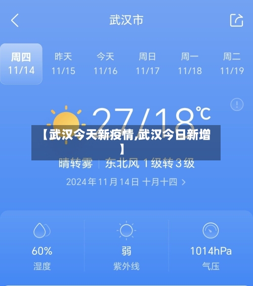 【武汉今天新疫情,武汉今日新增】