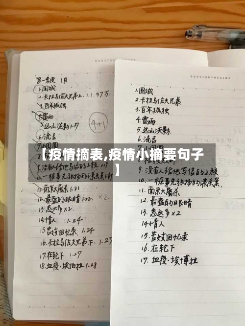 【疫情摘表,疫情小摘要句子】