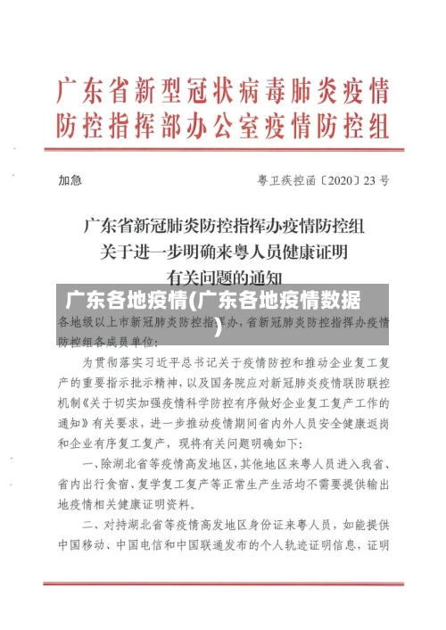 广东各地疫情(广东各地疫情数据)