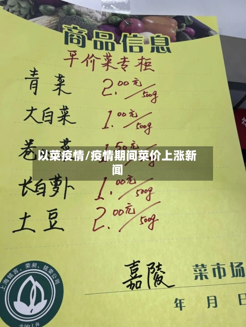 以菜疫情/疫情期间菜价上涨新闻