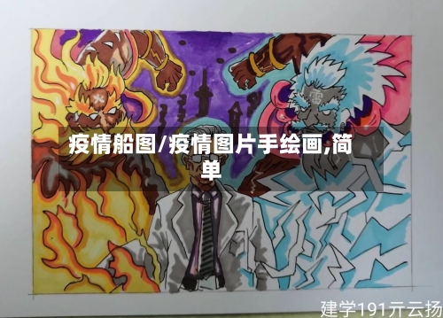 疫情船图/疫情图片手绘画,简单