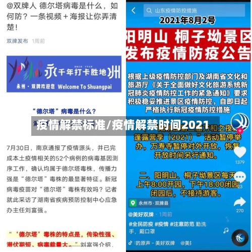 疫情解禁标准/疫情解禁时间2021-第2张图片