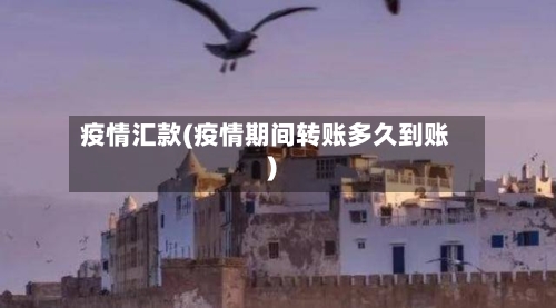 疫情汇款(疫情期间转账多久到账)