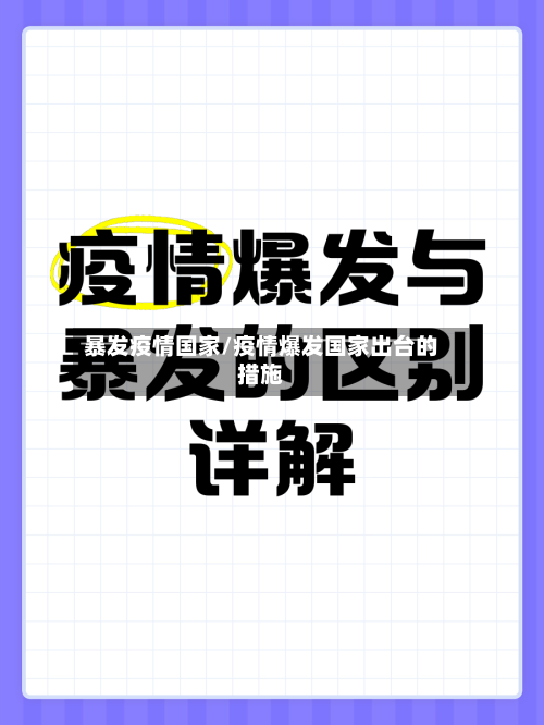 暴发疫情国家/疫情爆发国家出台的措施