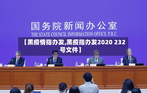 【黑疫情指办发,黑疫指办发2020 232号文件】-第2张图片