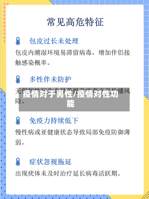 疫情对于男性/疫情对性功能