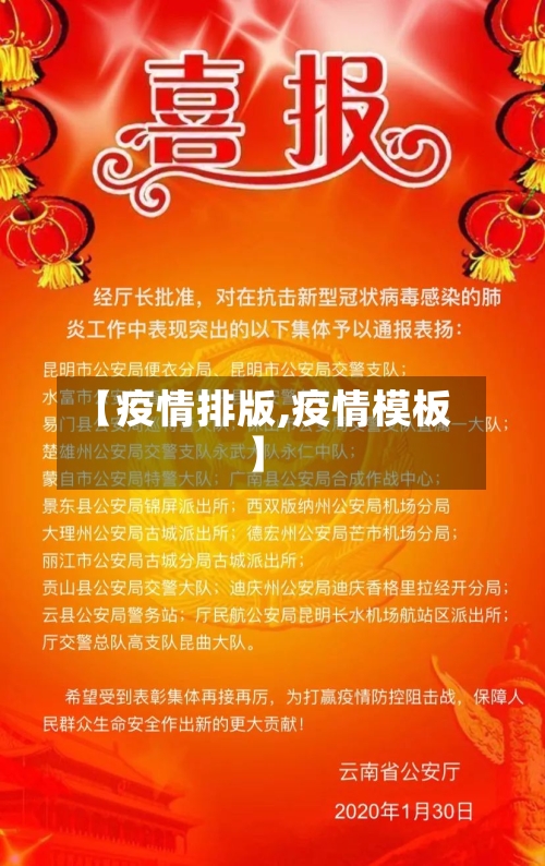 【疫情排版,疫情模板】