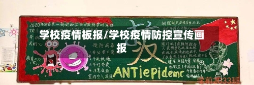 学校疫情板报/学校疫情防控宣传画报-第3张图片