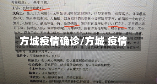 方城疫情确诊/方城 疫情-第2张图片