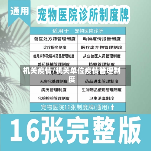 机关疫情/机关单位疫情管理制度-第2张图片